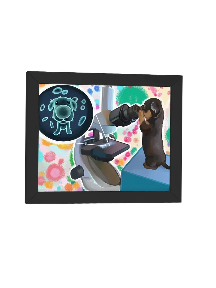 Microbiology framed poster product image (1)