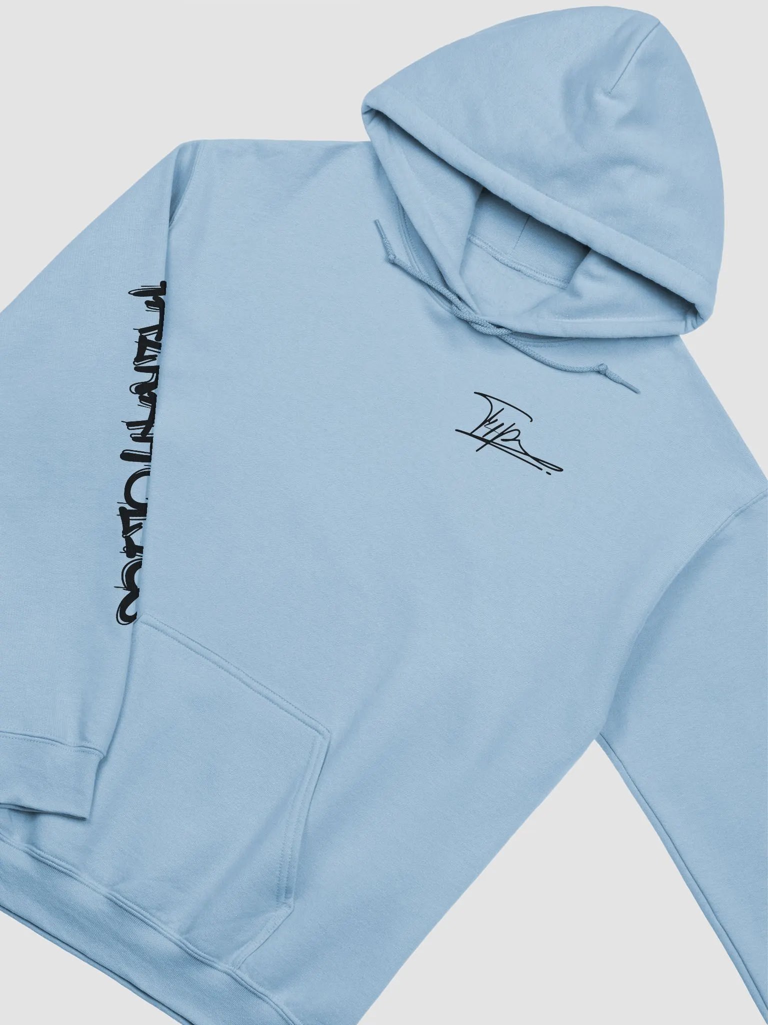 T4P/FALKAHOLICS Hoodie - Light Blue/Black product image (3)