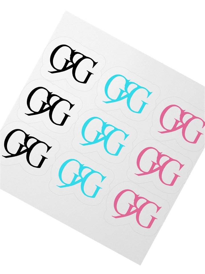 GRG Lettering Kiss Cut Stickers product image (5)