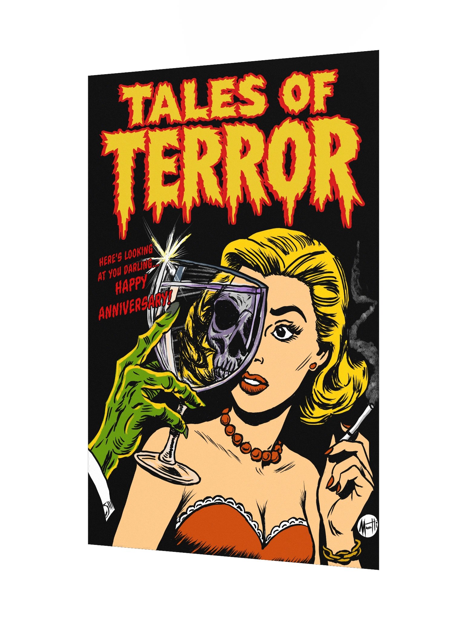 Pre-Code Horror Dead Darling Art Print product image (3)