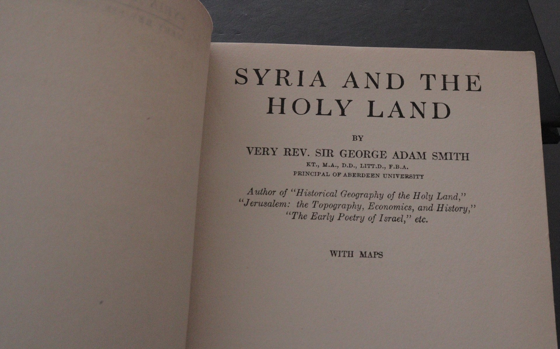 كتيب قديم عن سوريا وفلسطين باللغة الانكليزية 1918 product image (3)