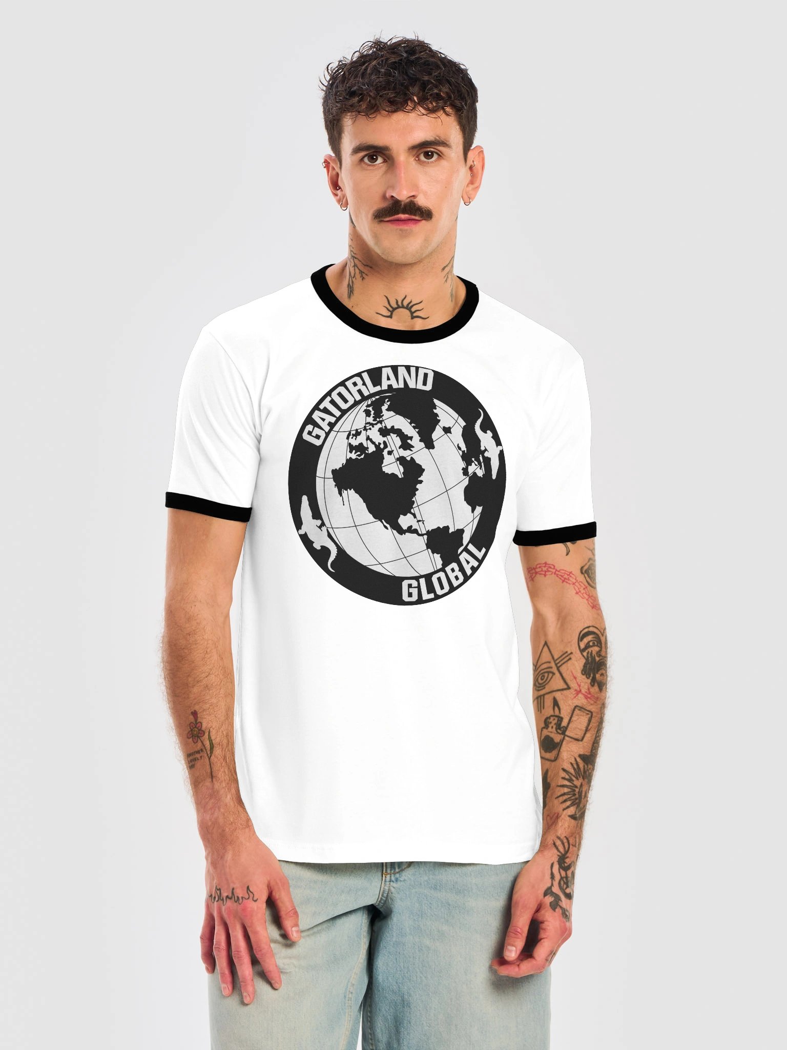 Gatorland Global Logo Ringer Tee product image (5)