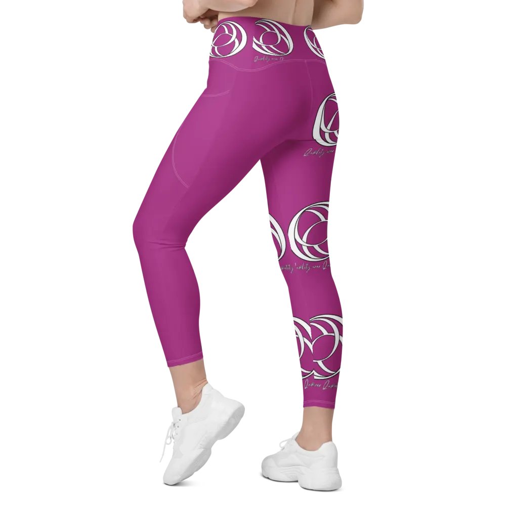 Women's Leggings (Violet) product image (9)
