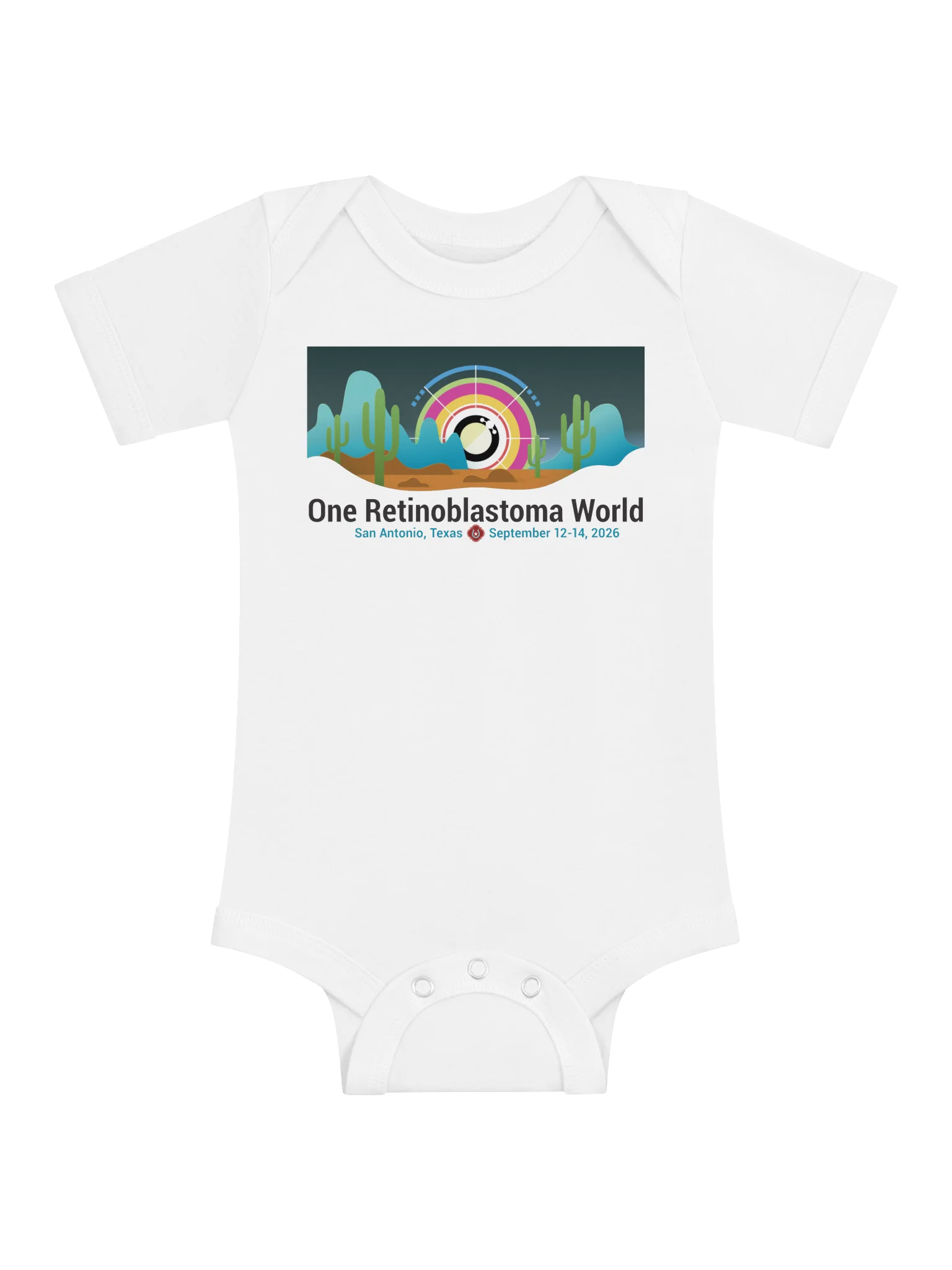 One Rb World 2026 Desert Design - Baby Onesie product image (1)