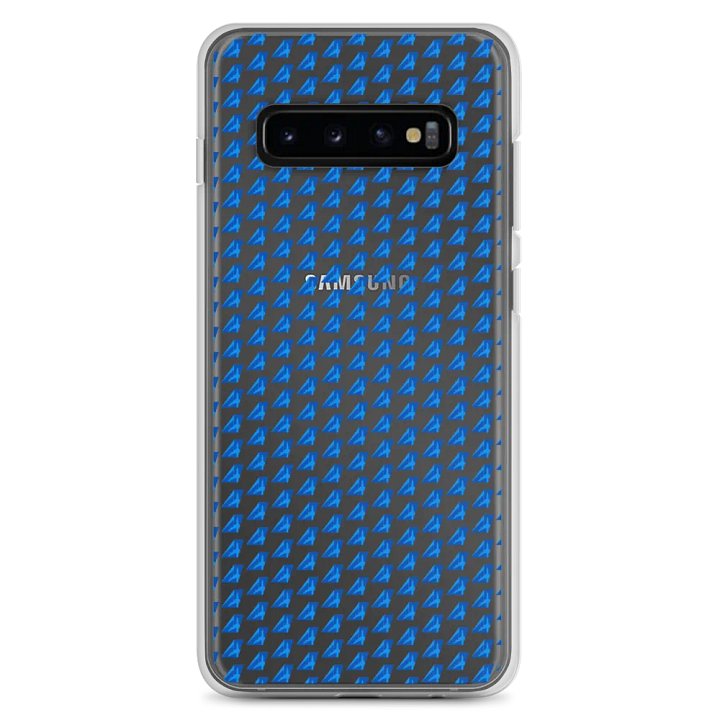 Clear Case for Samsung® - Two-Tone Blue Tailfin Design product image (7)