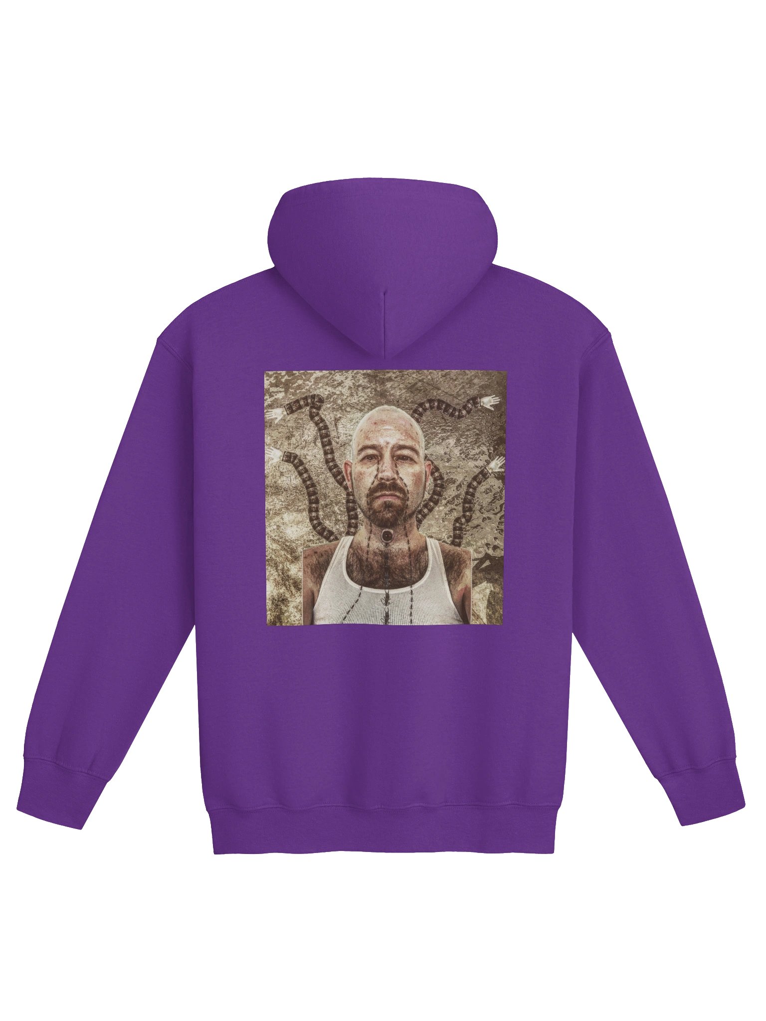 The End | I Am Adrammelech | Back Print | Gildan Unisex Heavy Blend Zip Hoodie product image (21)