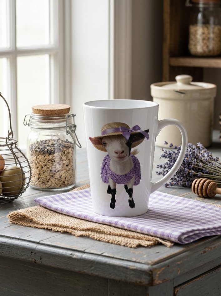 Spaztic Goat Duo Latte Mug product image (1)
