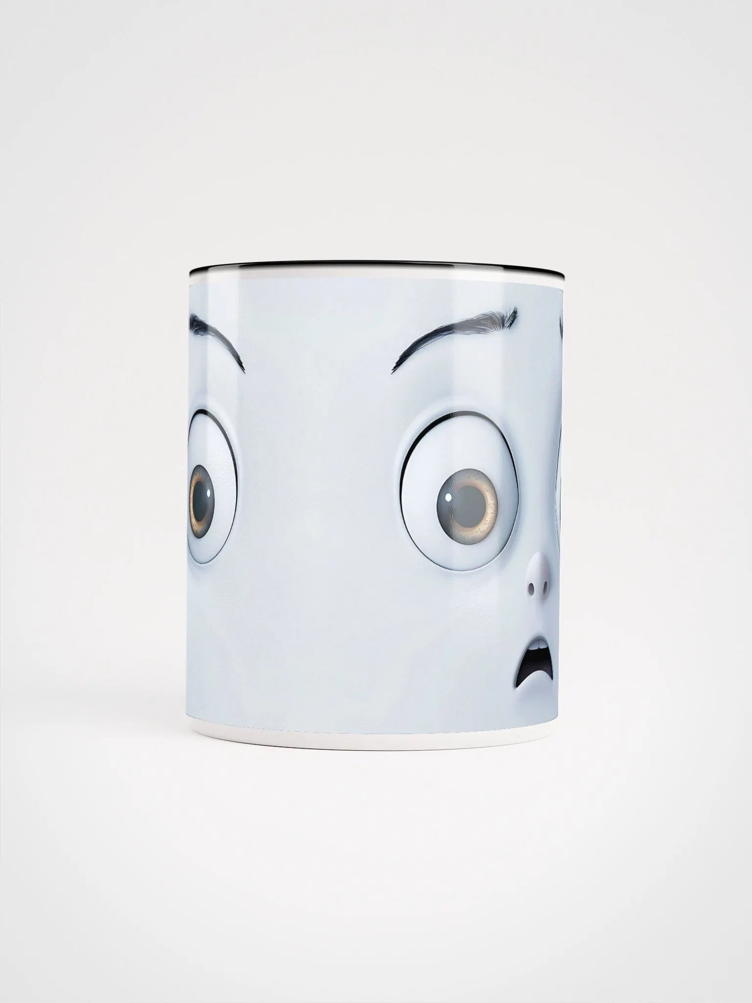 Wide-Eyed Surprise Ceramic Mug product image (10)