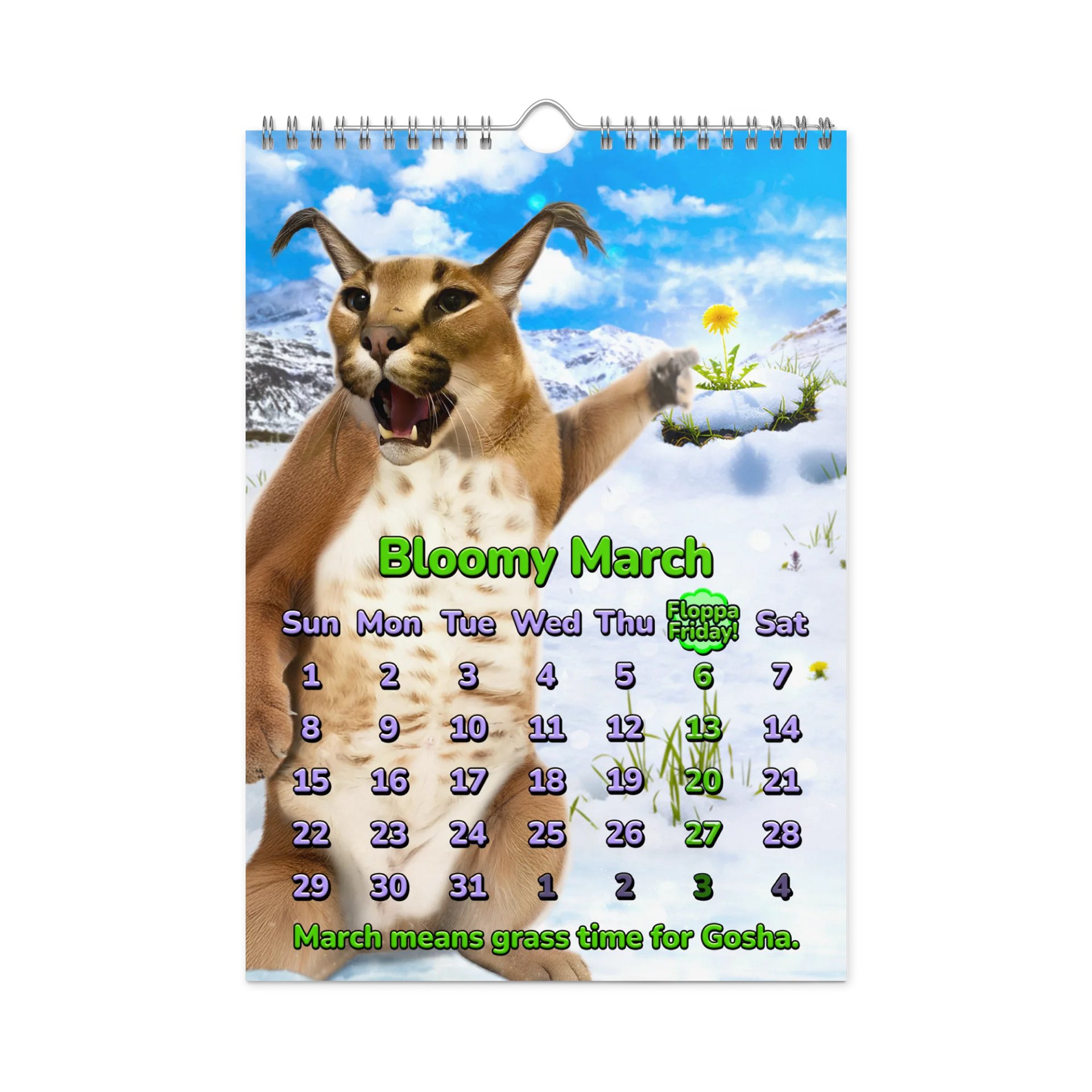 MEDIUM CARACALENDAR 2026 (Limited Edition) product image (9)