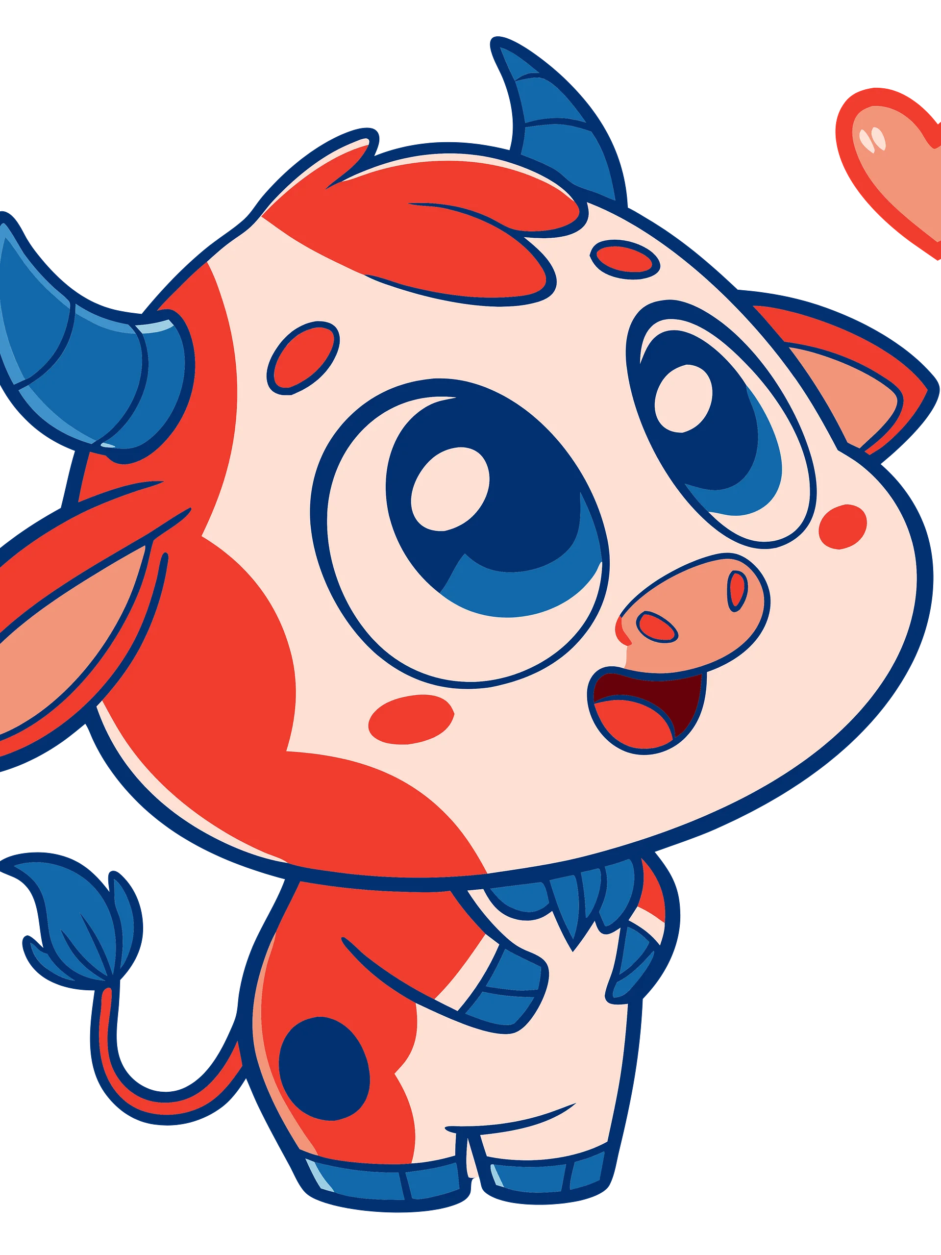 Clipart - Cute Baby Cows product image (5)