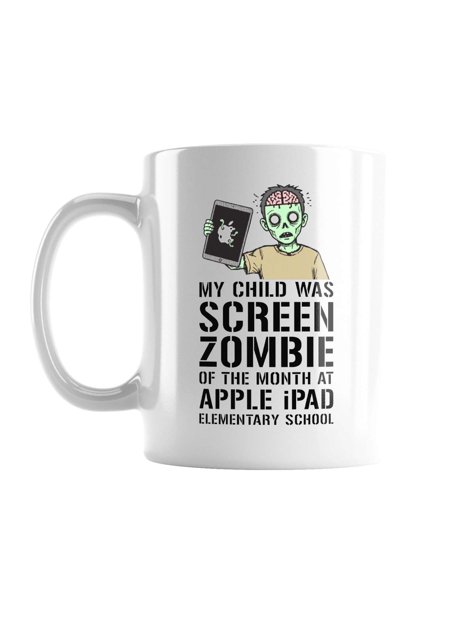 iPad Screen Zombie White Mug product image (1)