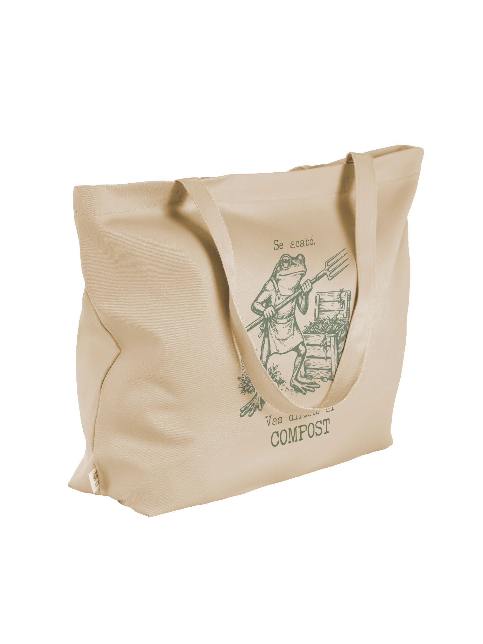 Bolsa Tote Se Acabó Vas Directo al Compost | Bolsa de Jardinería Divertida | Tote Bag Ecológica para Amantes del Huerto product image (4)