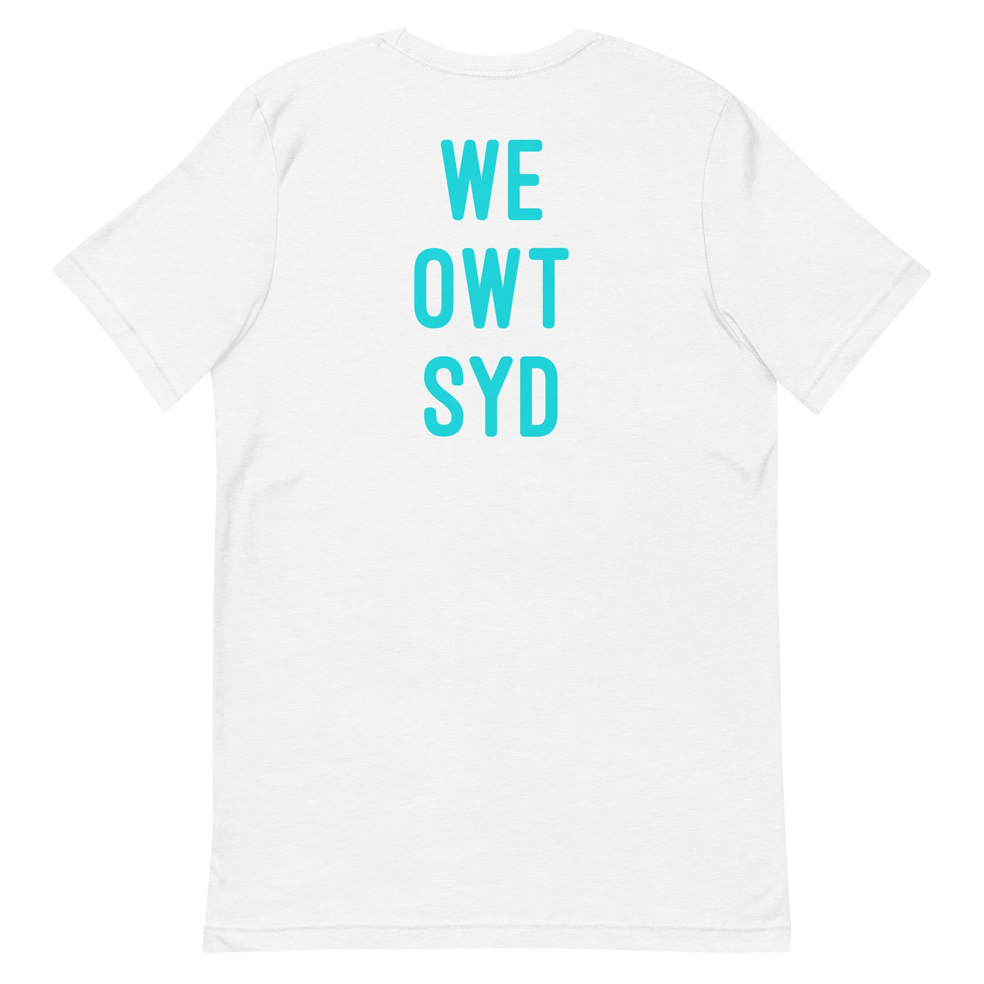WeOwtsyd Gen 2 Premium T-shirt - White/Teal product image (2)