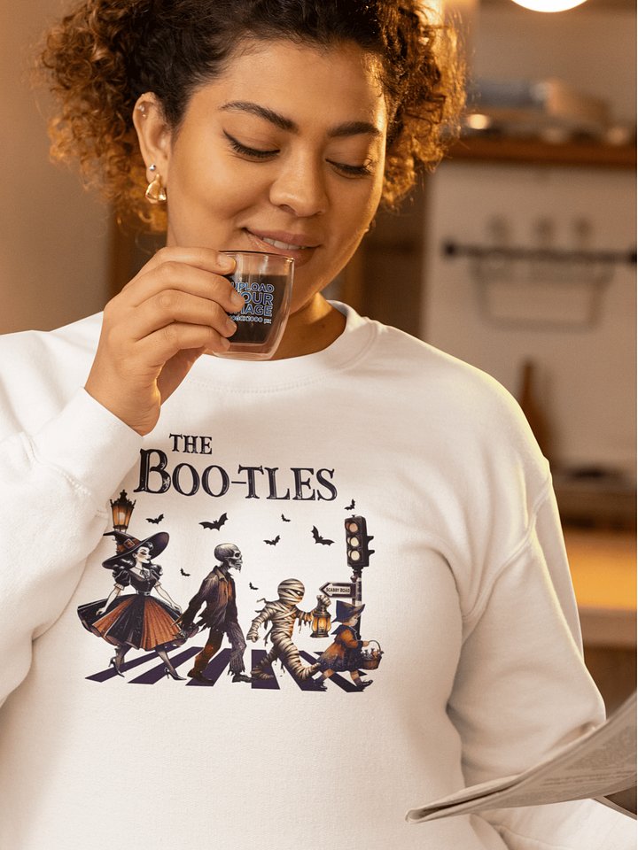 The Boo-tles Retro Halloween Parody Sweatshirt product image (1)