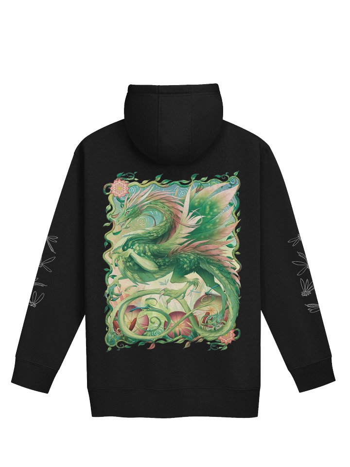 Pond Dragon Cotton Hoodie product image (2)