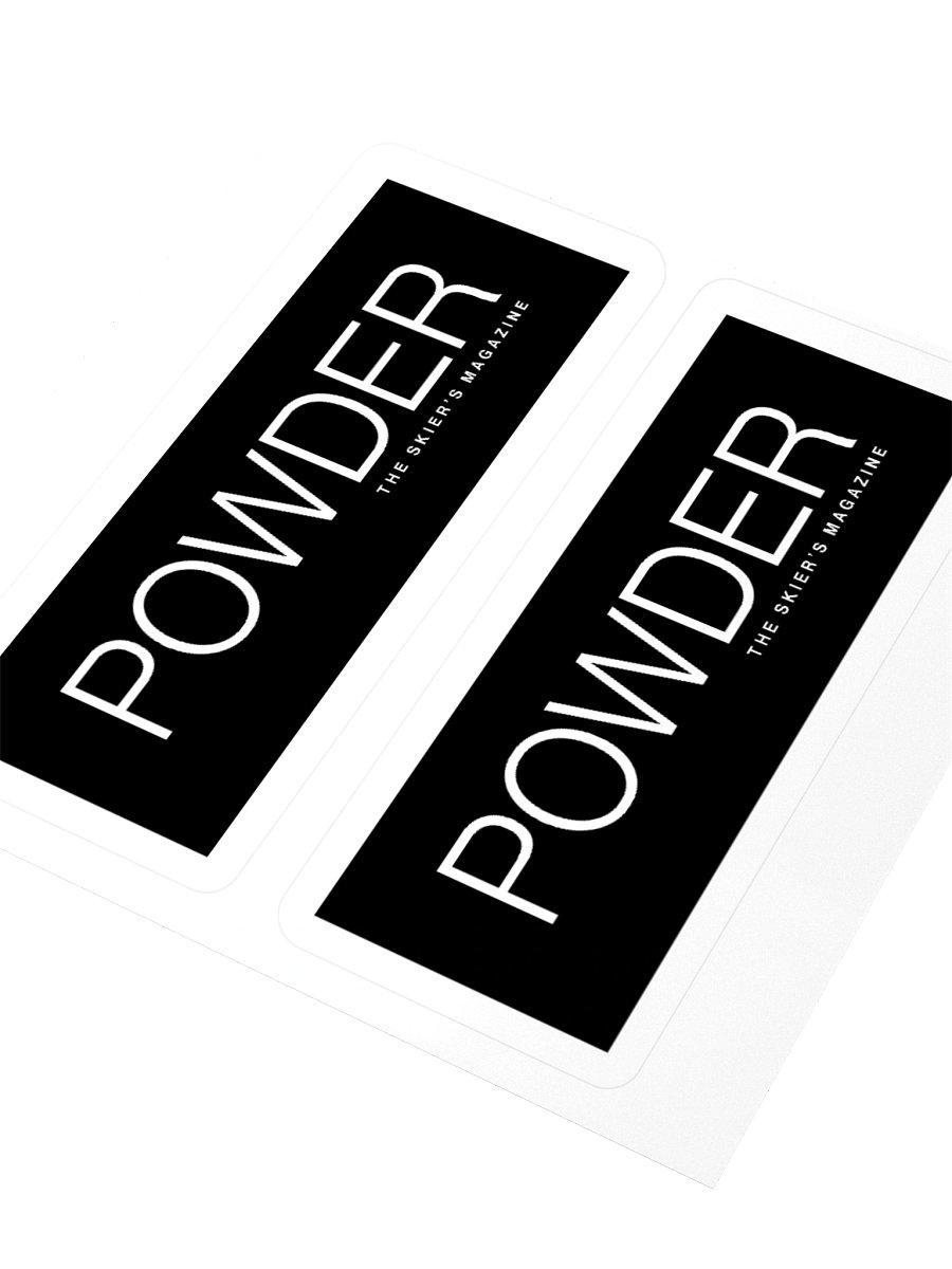 POWDER Sticker Black Rectangle product image (3)