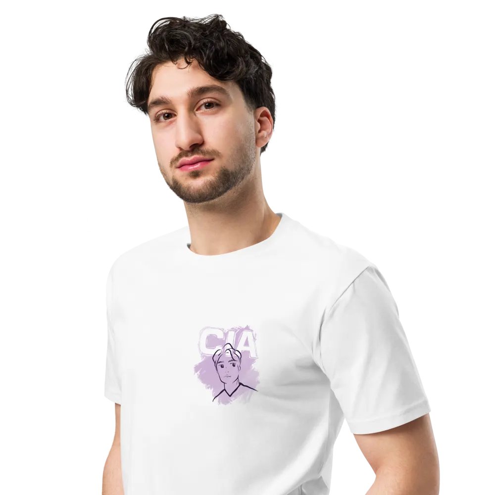 CIA David Unisex Premium T-shirt Purple product image (5)