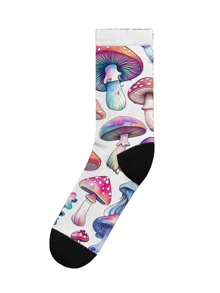 Little bird Mushroom socks: Premium Sustainable Crew Socks product image (1)