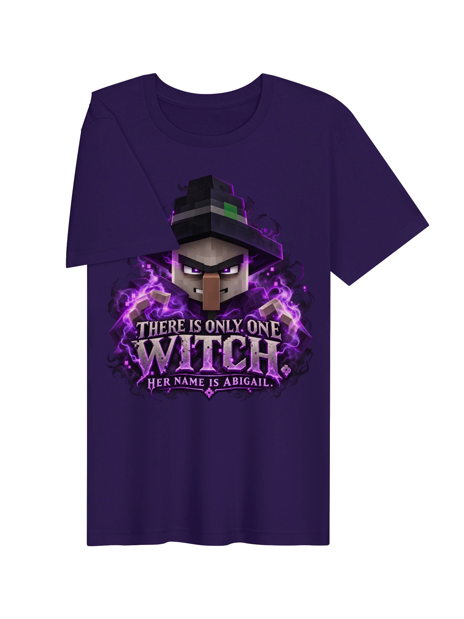 There Is Only One Witch Tee – Purple product image (6)