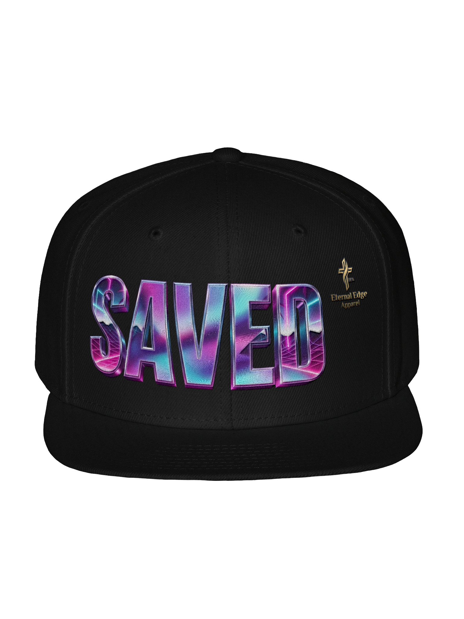'SAVED' and Logo in Premium Unlimited Color Embroidery product image (15)