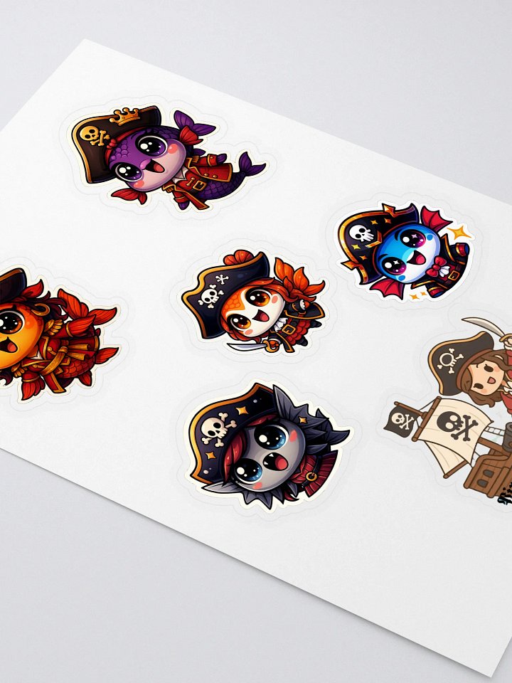 PirateQueen Sticker Sheet product image (2)
