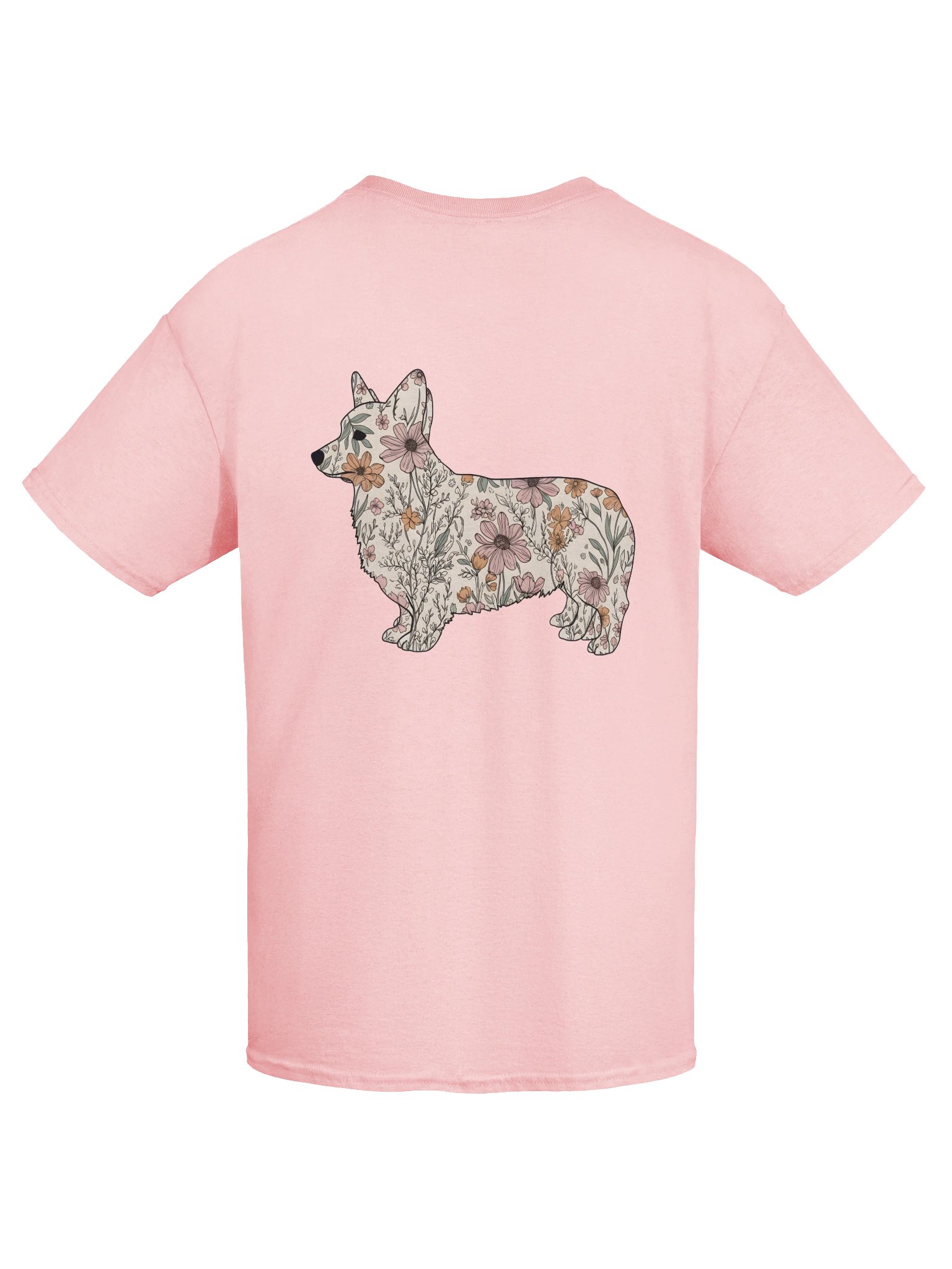 El Dorado Atelier T Shirt - Floral Corgi Design product image (4)