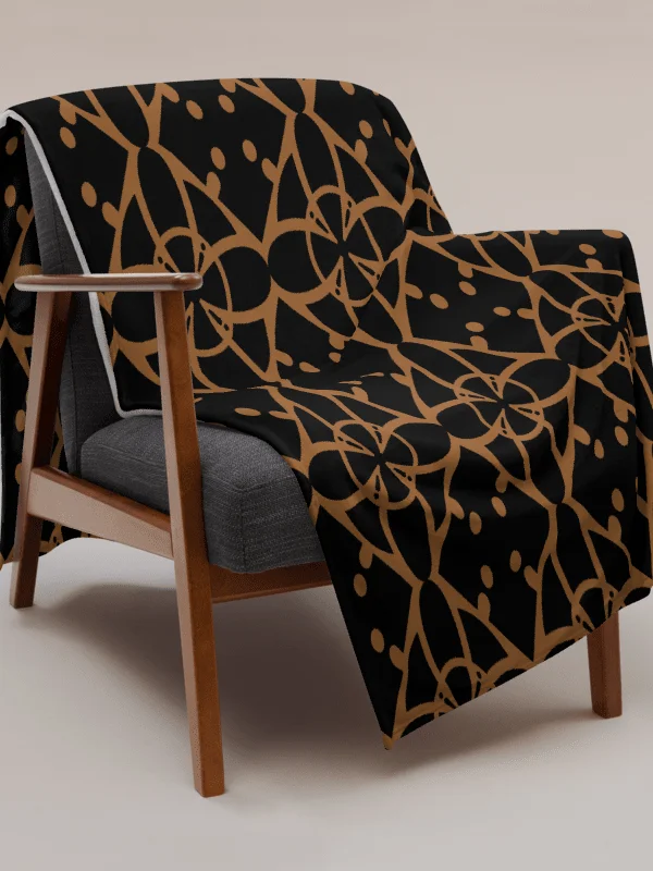 Brown Ethereal Echoes Throw Blanket product image (3)