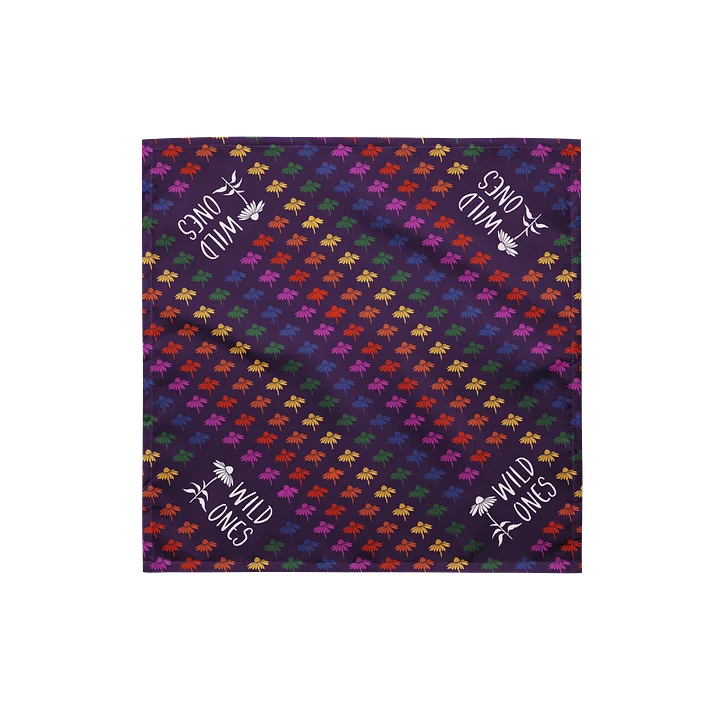 Wild Ones Logo & Coneflower - Pride (Bandana) product image (1)