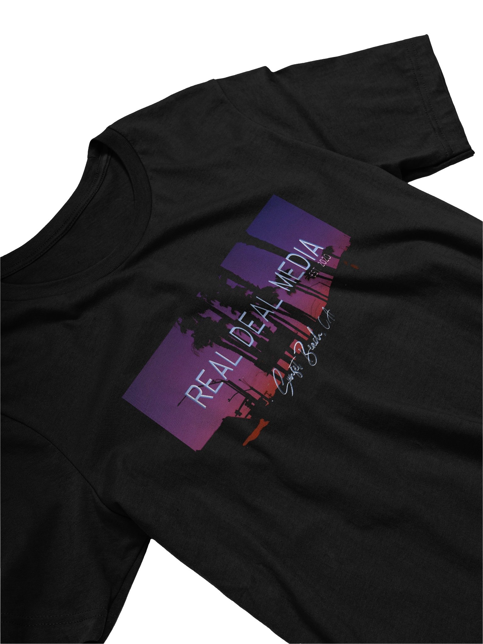 Real Deal Media Sunset Beach T-Shirt product image (4)