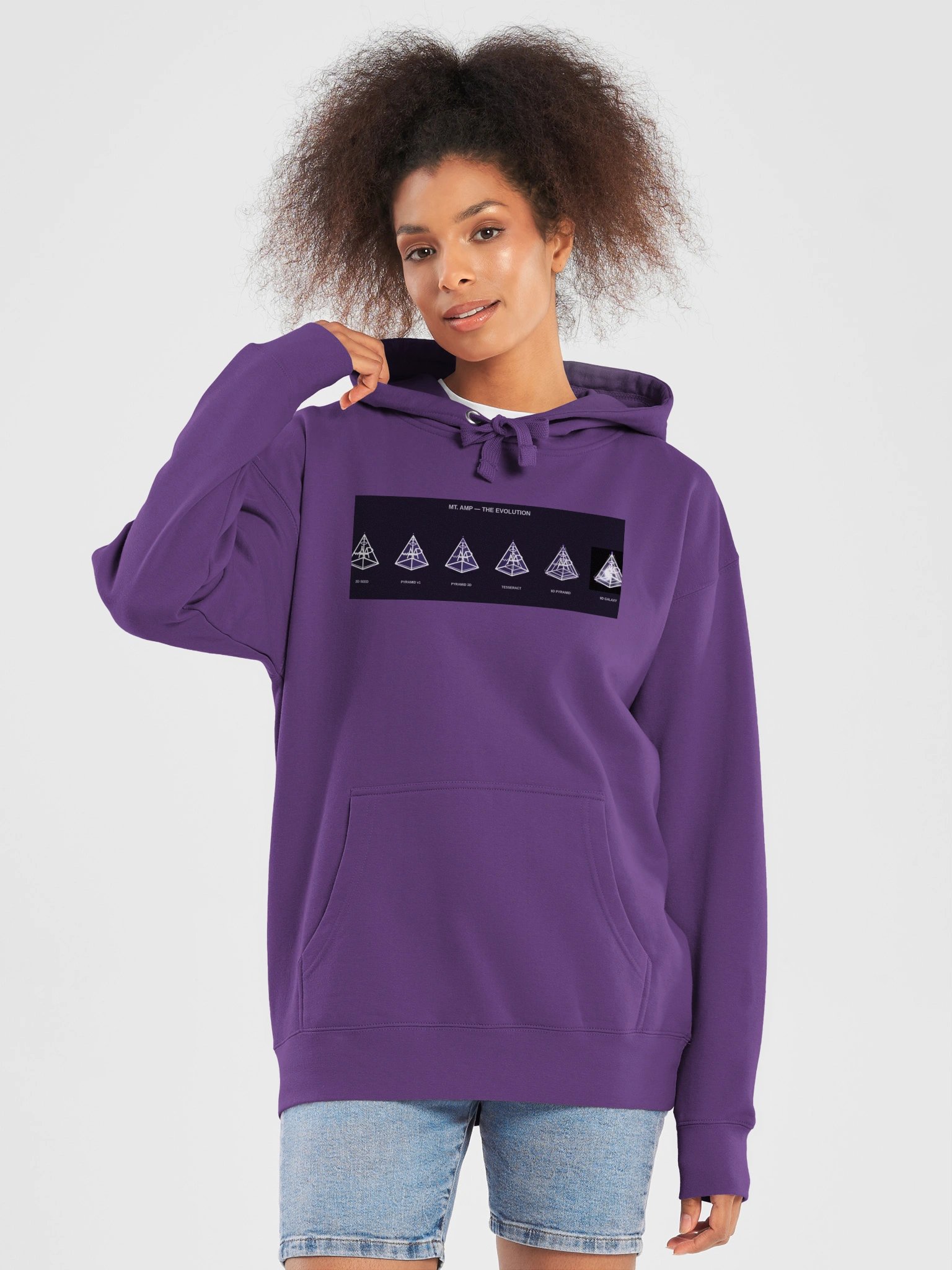 Mt. AMP — The Evolution Hoodie — Purple product image (5)