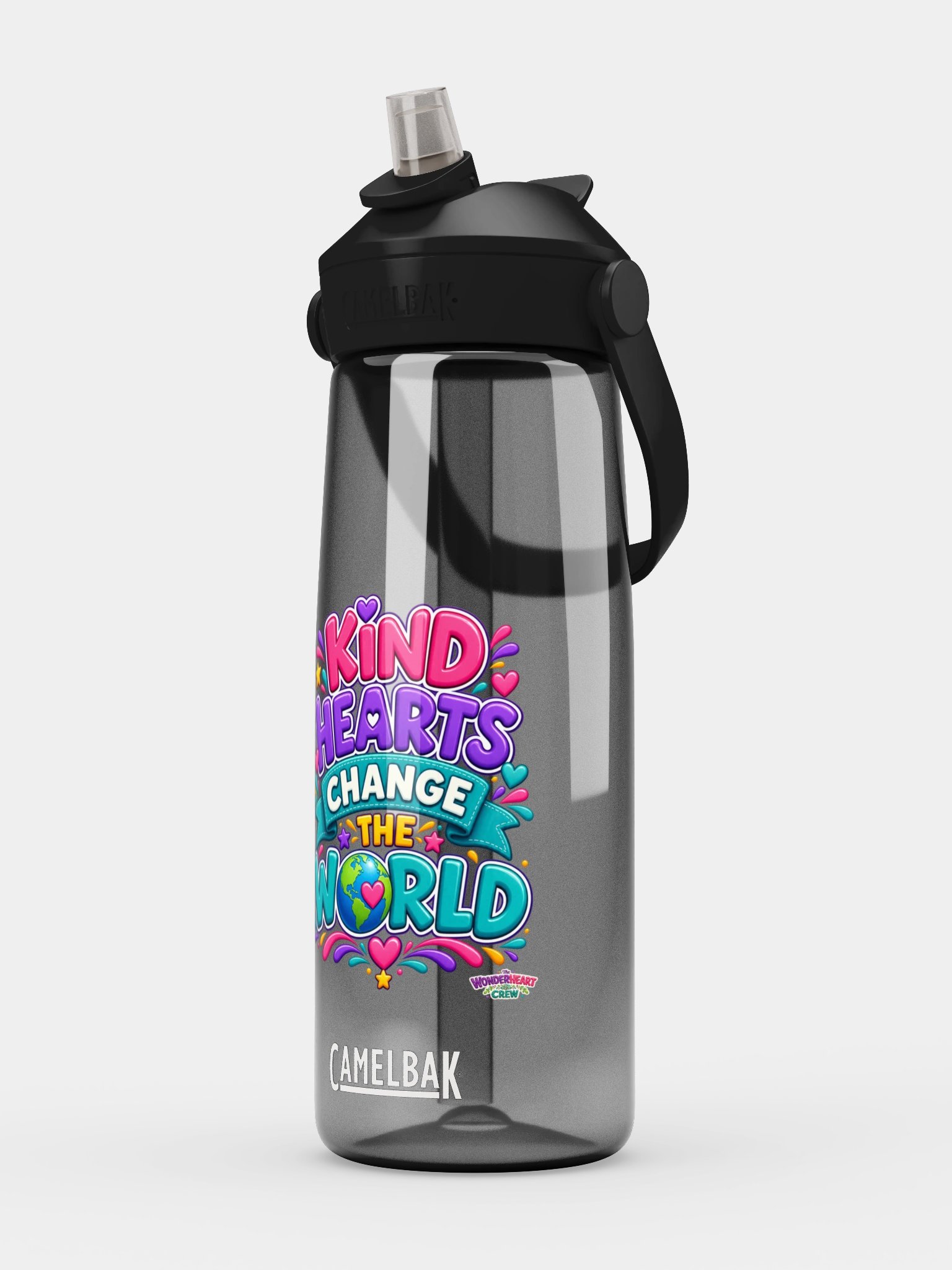 CamelBak Thrive® Flip Straw Inspirational Water Bottle - Kind Hearts Change the World. product image (5)