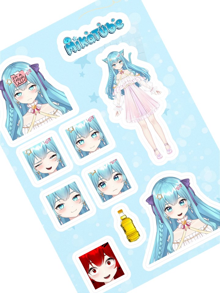 MikaTube Sticker Pack #2 product image (1)