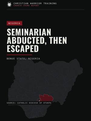 A Catholic seminarian in Nigeria is safe after escaping from armed captors who took him from a bishop’s residence.