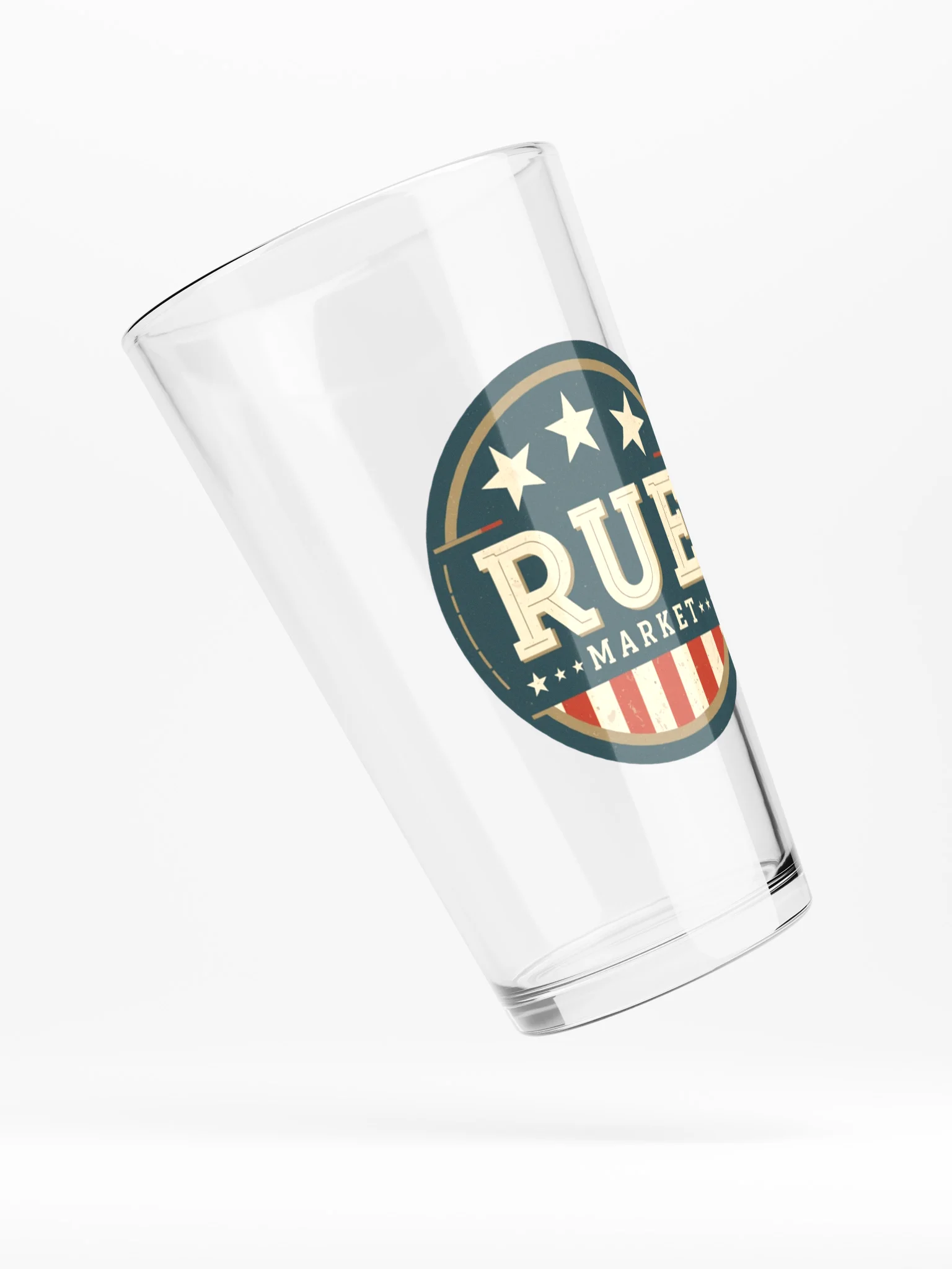 Rue Market Vintage Logo Shaker Pint Glass product image (4)