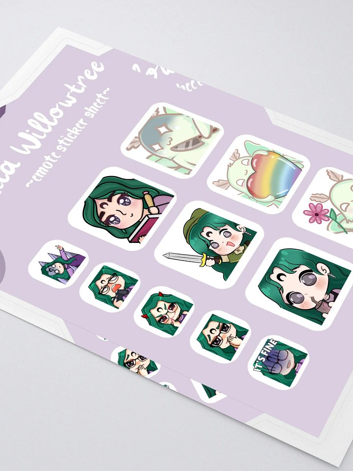 Emote Sticker Sheet product image (2)