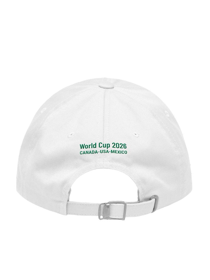 Mexico 2026 World Cup Flag Dad Hat - Mexico Soccer Fan Cap - Premium Embroidered Chino Cotton Twill product image (2)