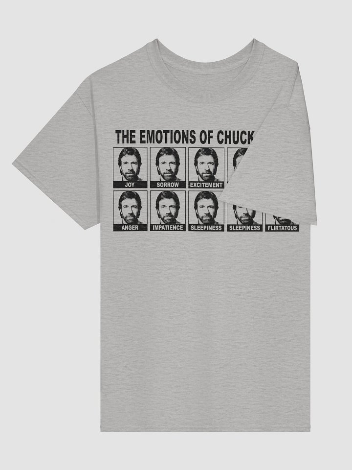 Emotions of Chuck Norris T Shirt - Chuck Norris Meme Jokes product image (2)