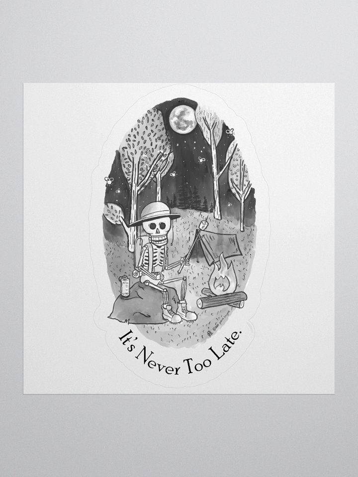 It's Never Too Late Kiss-Cut Stickers product image (2)