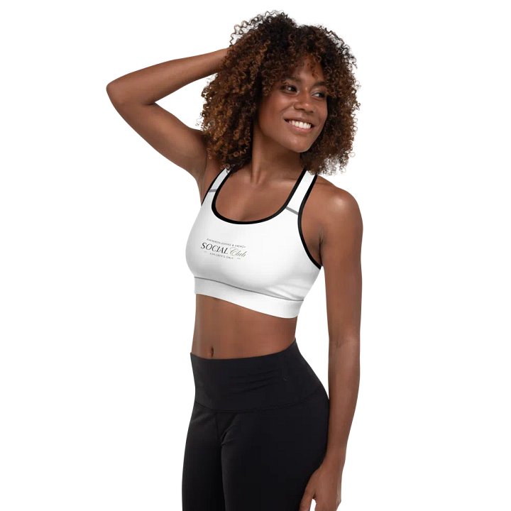 Social Club Padded Sports Bra | Sip Society product image (2)