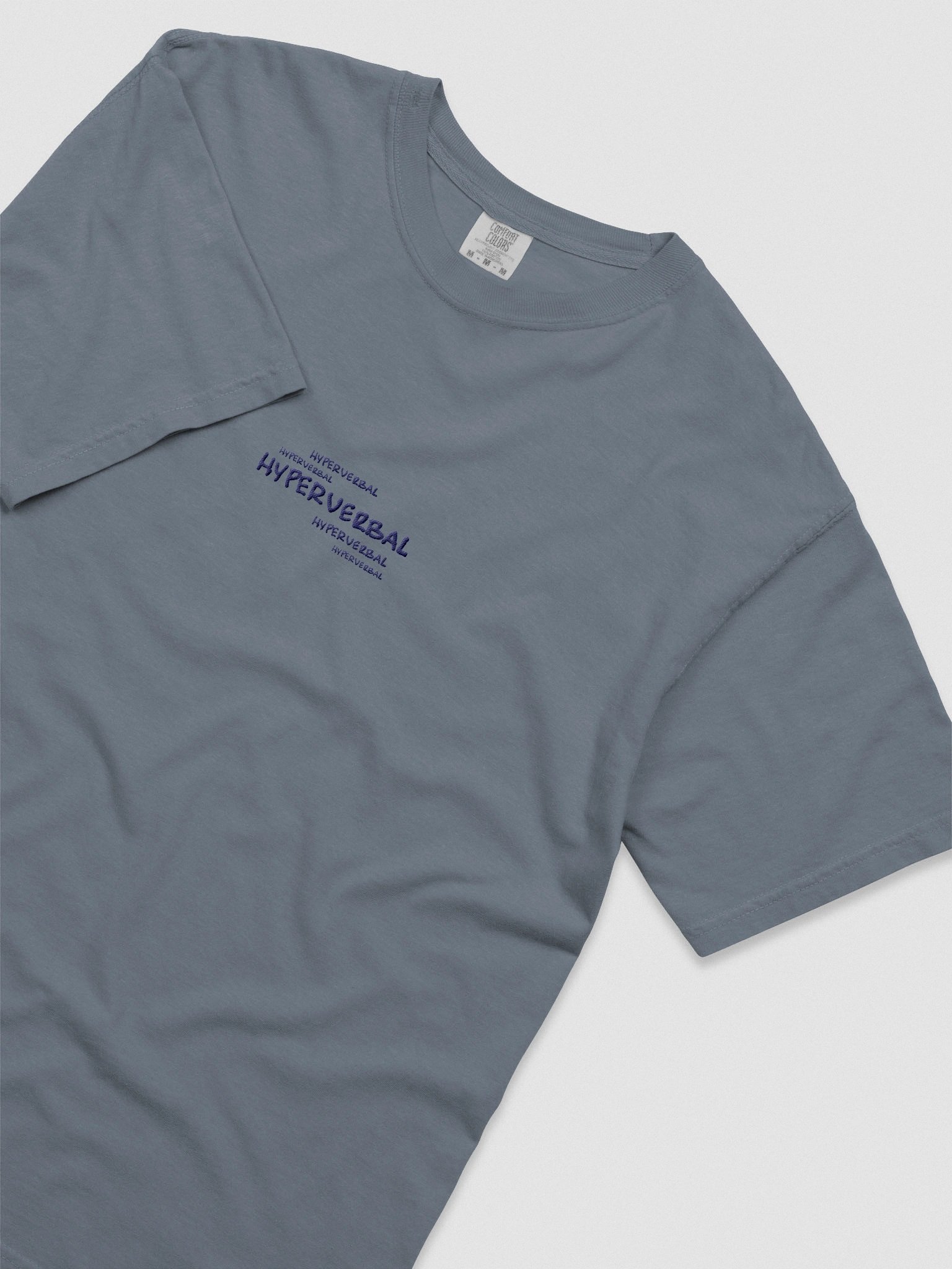 HYPERVERBAL bubble (navy) garment dyed tee product image (14)
