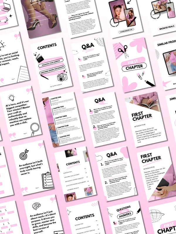 MRR/PLR Feminine eBook Templates product image (2)