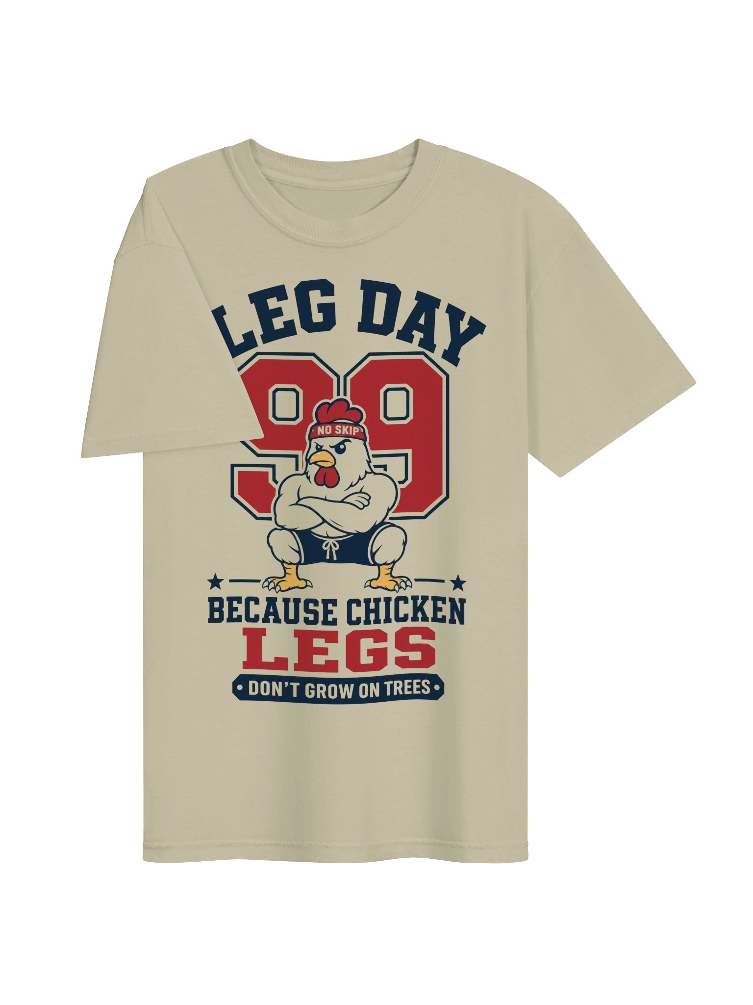 Leg Day No Skip Chicken Tee product image (10)