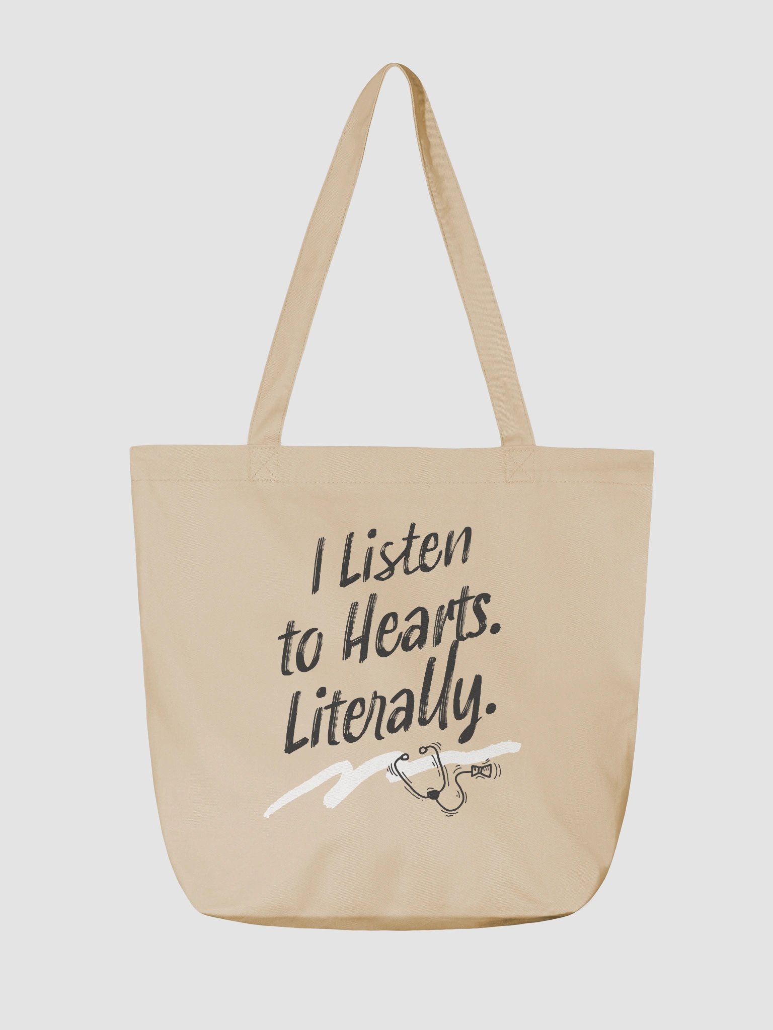 I Listen To Hearts. Literally. Tote Bag product image (2)