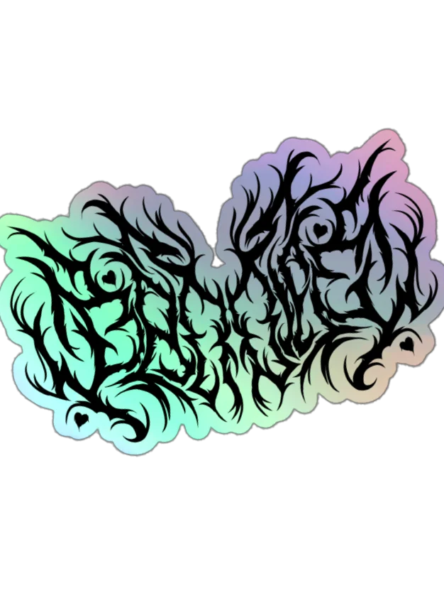Holographic PinkMetal Sticker product image (2)