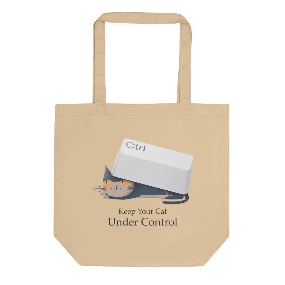 Keep Your Cat Under Control Eco-Friendly Tote Bag product image (1)