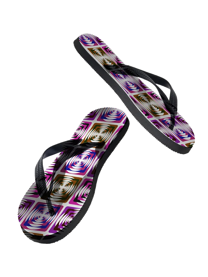 Vibrant A-Print Flip-Flops product image (2)