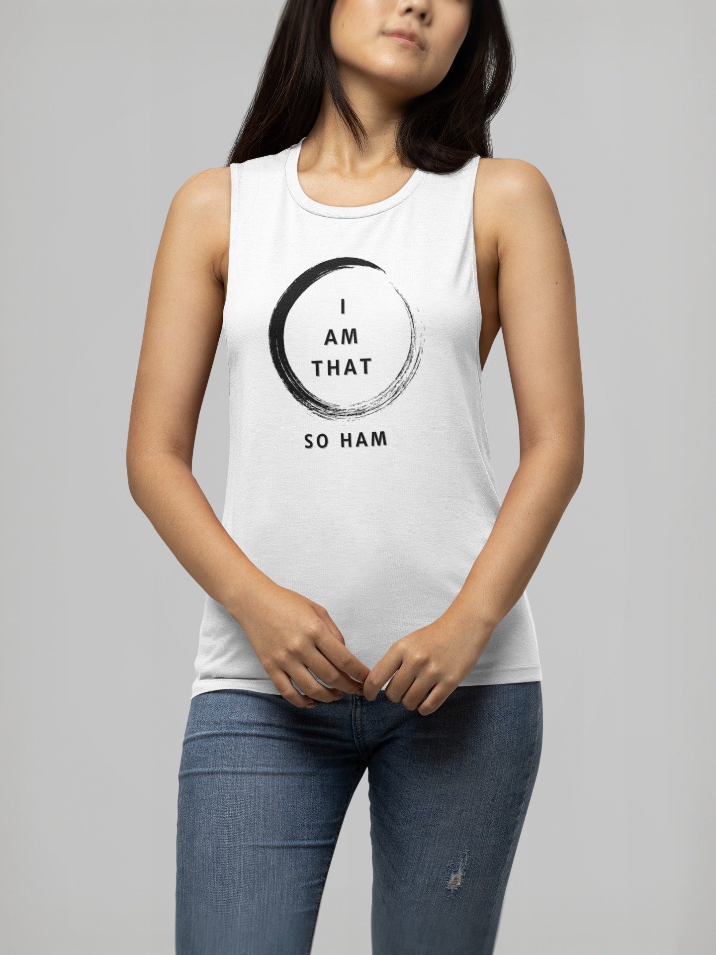 Women's Muscle Tank - SO HAM (Circle Of Meaning) product image (1)