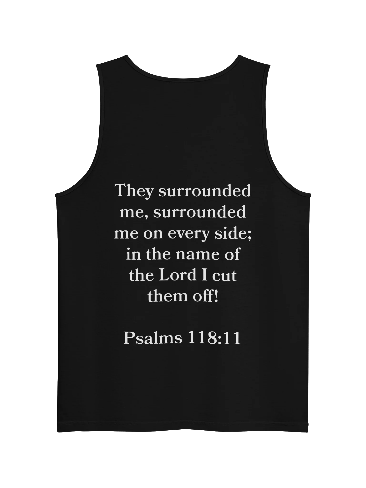 In the Name of the Lord I Cut Them Off Tank product image (1)
