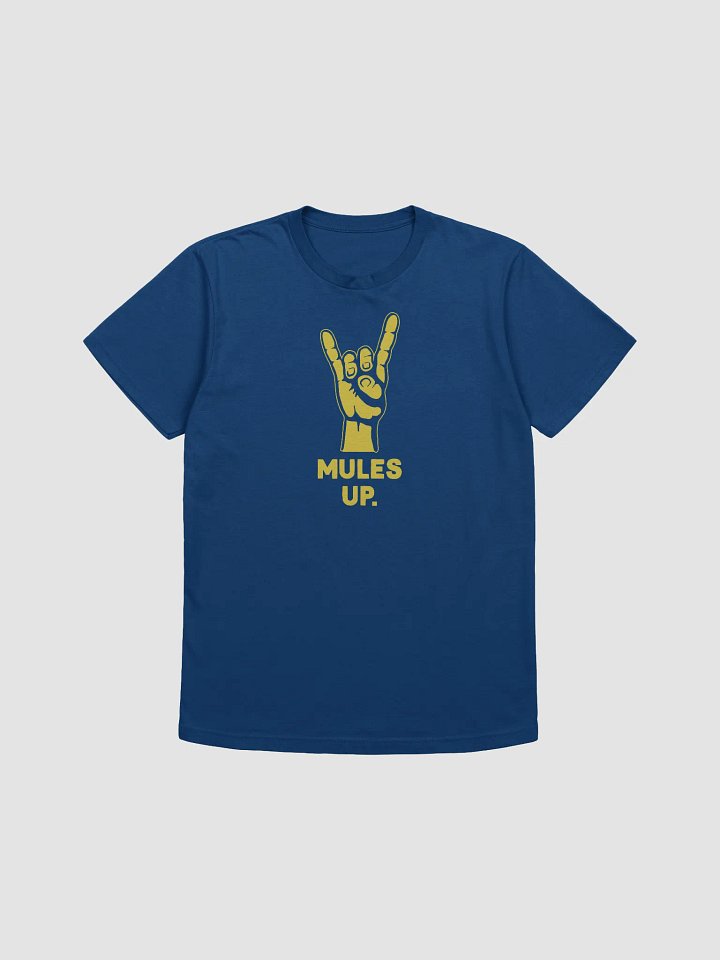 Mules Up Tee on Blue product image (1)