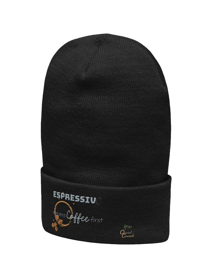 Espressivo means coffee first — Premium Beanie product image (10)